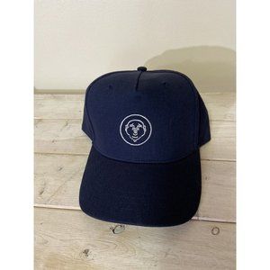 True Religion Hat Cap Black Snapback Adjustable Buddha Logo Horseshoe NWOT